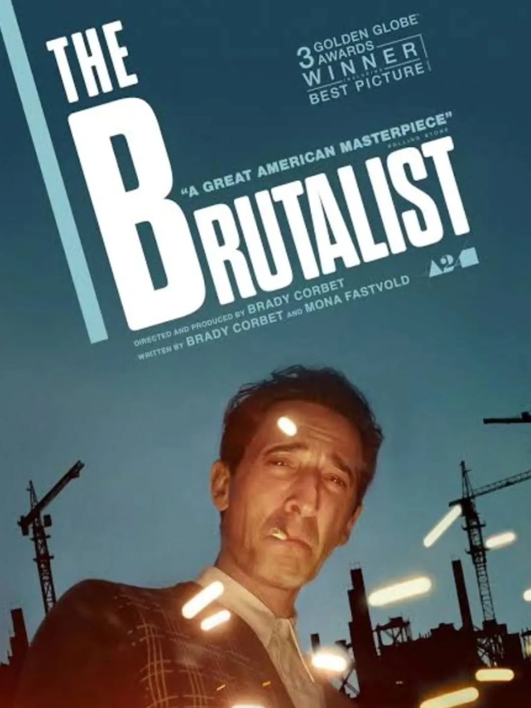 Capa da análise O Brutalista, sobre reflexão